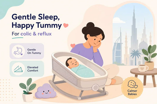 Best baby cradle for colic and reflux: a UAE guide - Elvelin