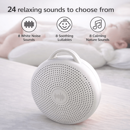 CozyCalm™ Portable Baby Sleep Sound Machine with Night Light & Bluetooth - Elvelin baby sleep