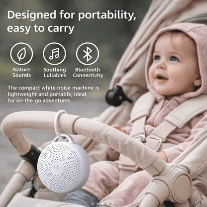 CozyCalm™ Portable Baby Sleep Sound Machine with Night Light & Bluetooth - Elvelin baby sleep