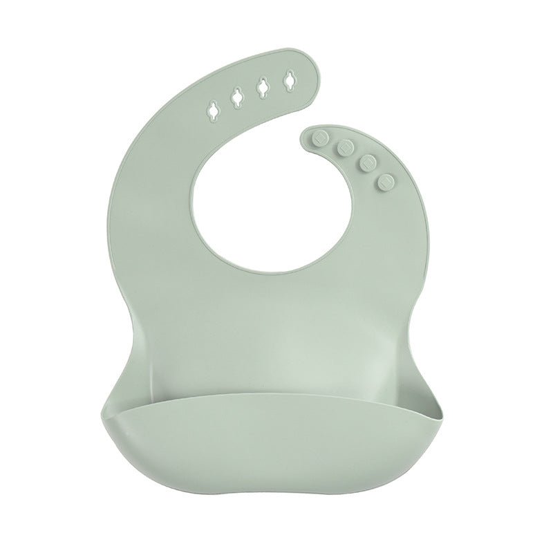 CozyCatch Soft Silicone Waterproof Baby Bib - Elvelin