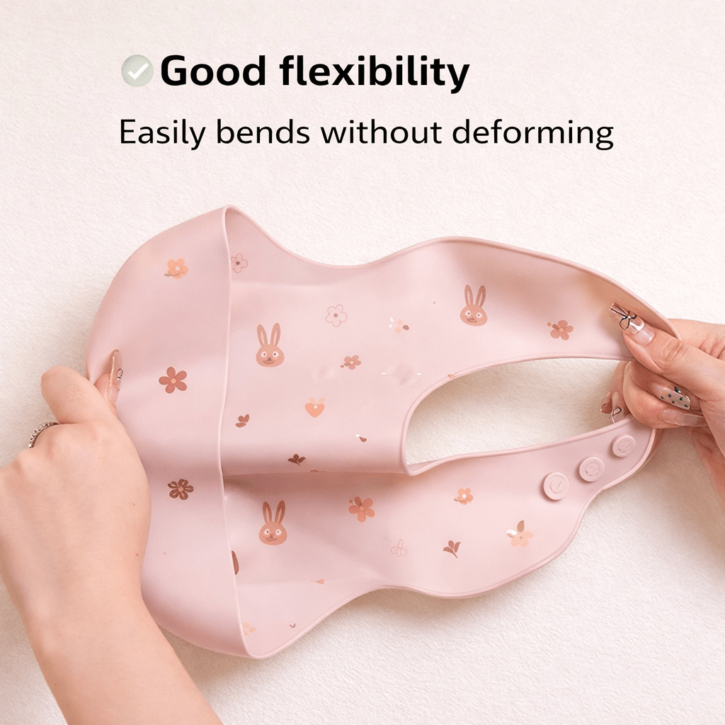 CozyCatch Soft Silicone Waterproof Baby Bib - Elvelin