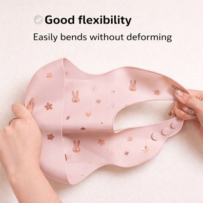 CozyCatch Soft Silicone Waterproof Baby Bib - Elvelin