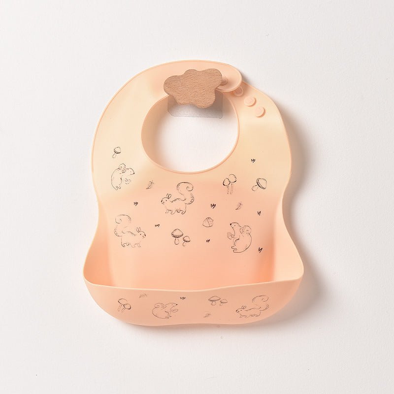 CozyCatch Soft Silicone Waterproof Baby Bib - Elvelin