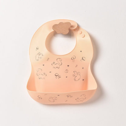 CozyCatch Soft Silicone Waterproof Baby Bib - Elvelin