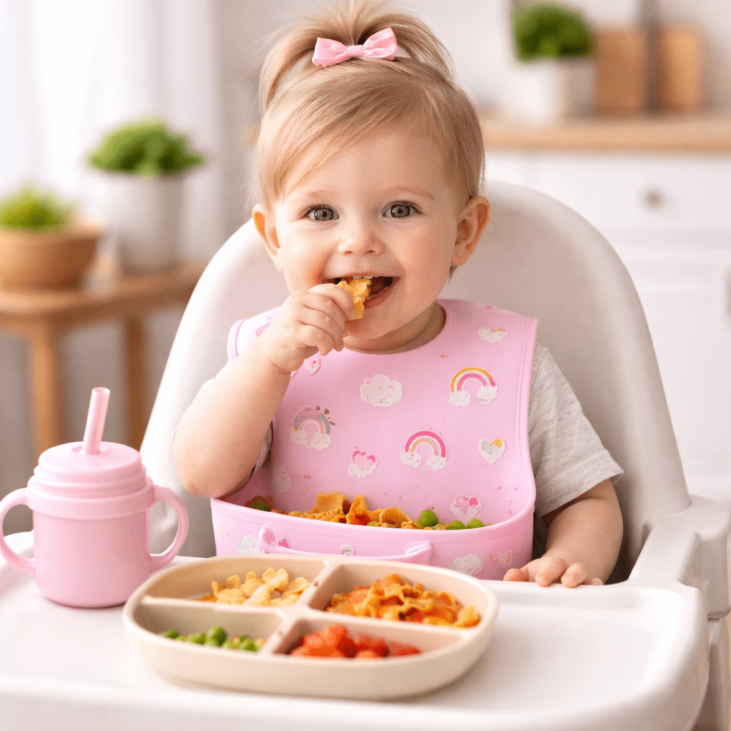 CozyCatch Soft Silicone Waterproof Baby Bib - Elvelin