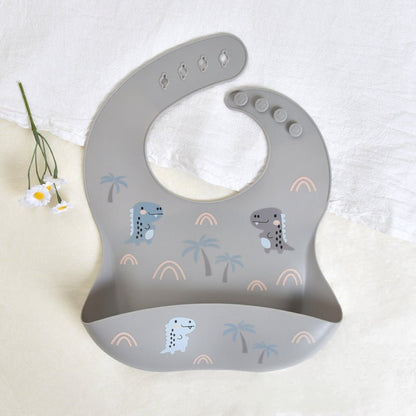 CozyCatch Soft Silicone Waterproof Baby Bib - Elvelin