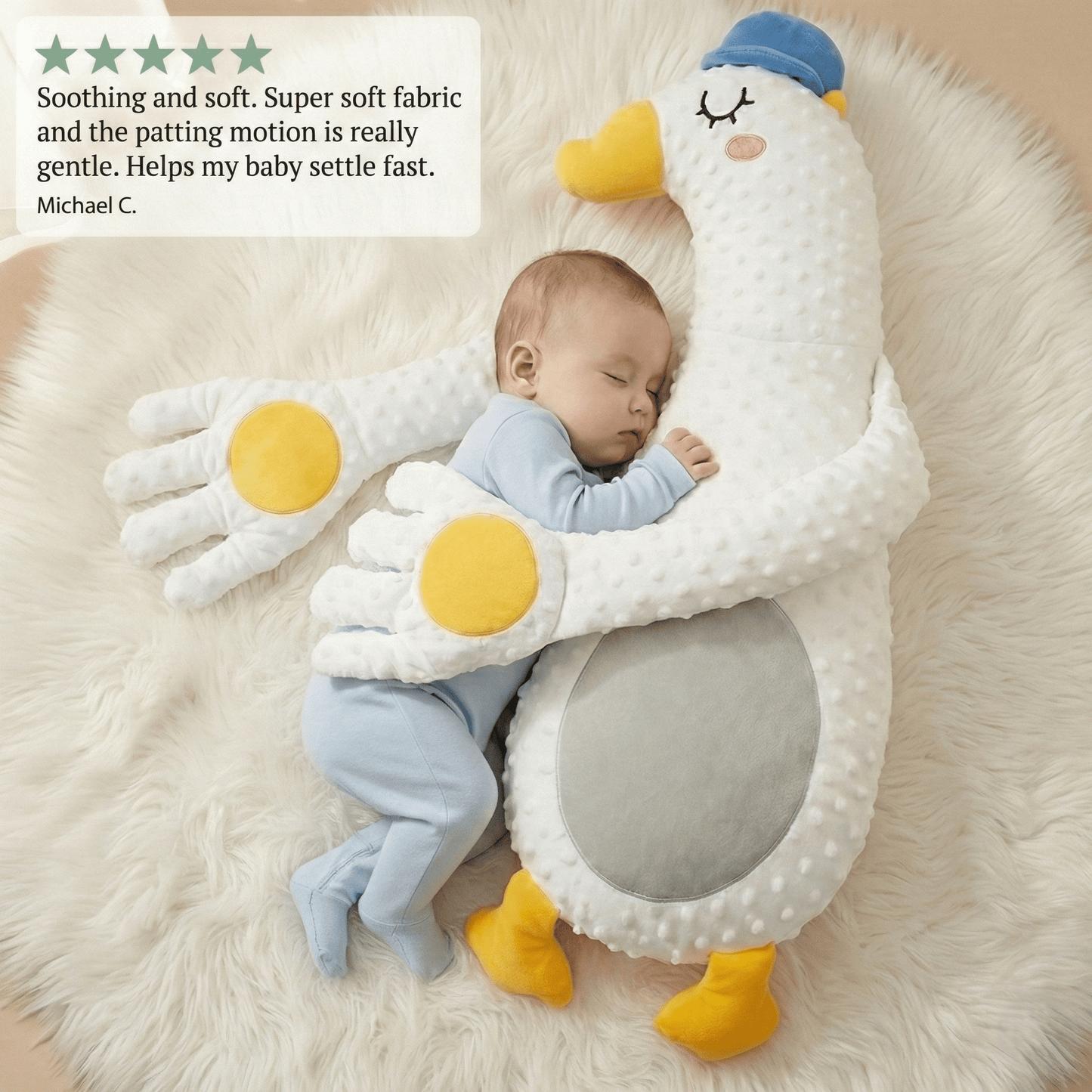 CozyCuddle™ Patting Sleep Soother with Music - Elvelin