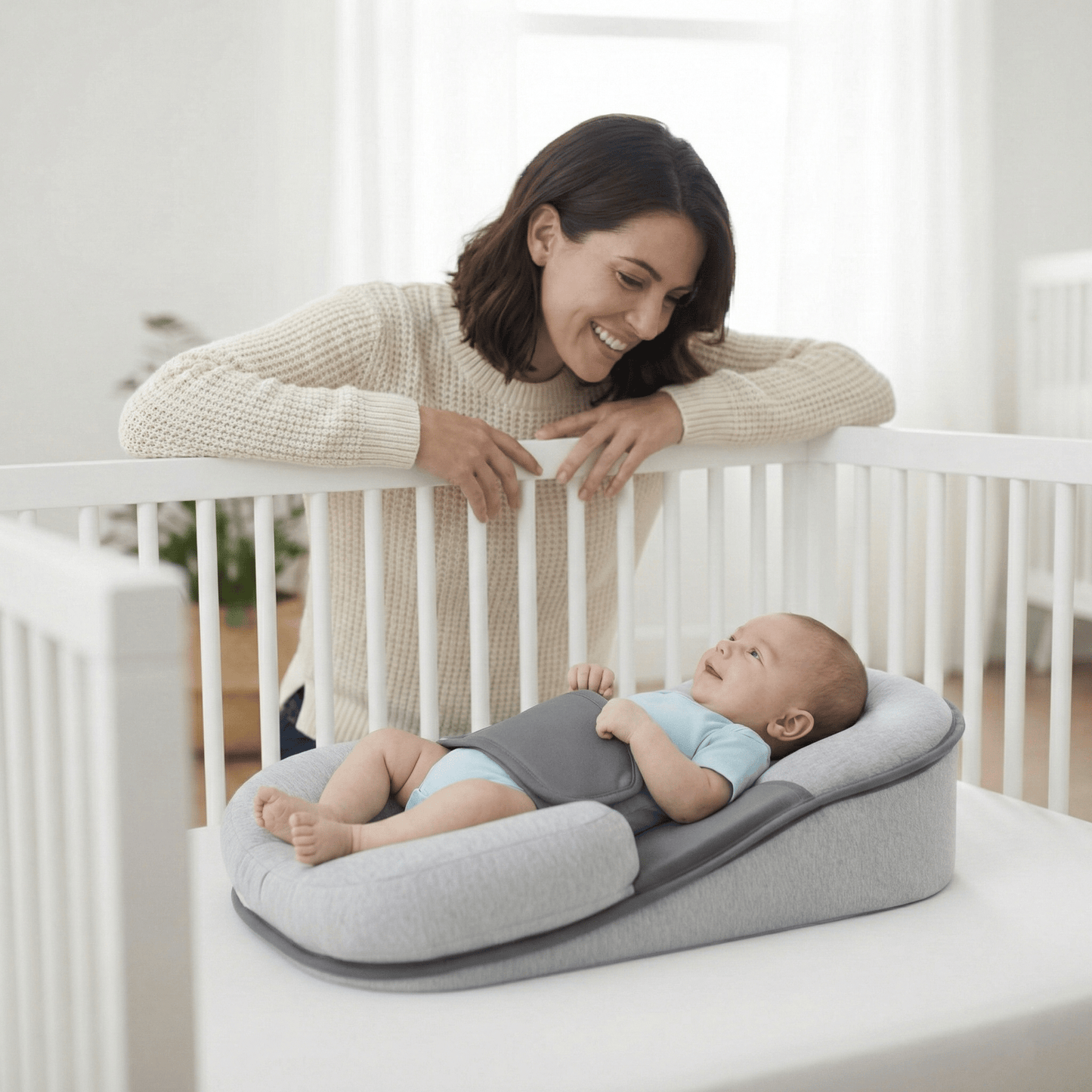 CozyNest Anti Reflux & Colic Baby Cradle - Elvelin