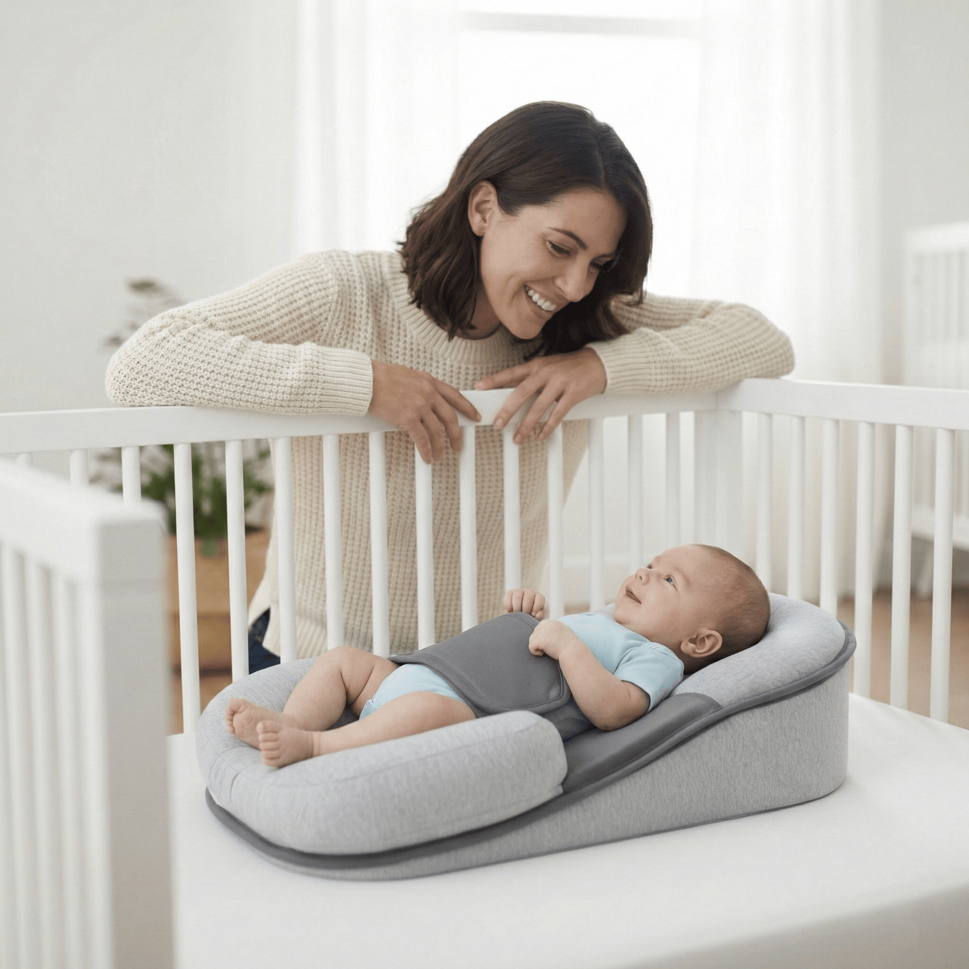 CozyNest Anti Reflux & Colic Baby Cradle - Elvelin