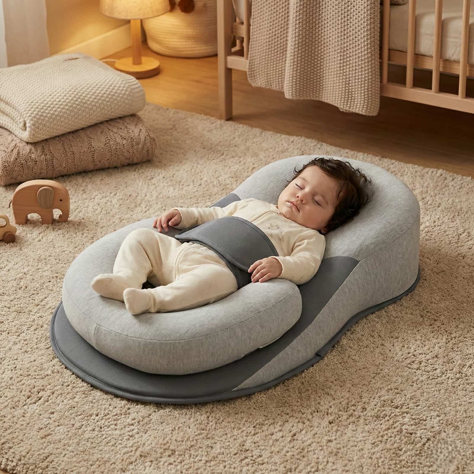 CozyNest™ Anti Reflux & Colic Baby Cradle - Elvelin baby sleep