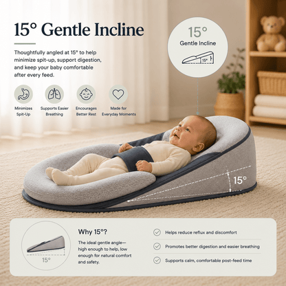 CozyNest Anti Reflux & Colic Baby Cradle - Elvelin