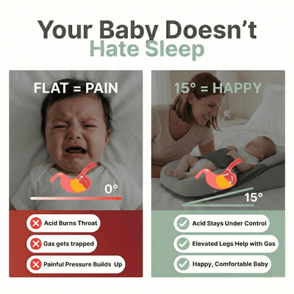 CozyNest™ Anti Reflux & Colic Baby Cradle - Elvelin baby sleep