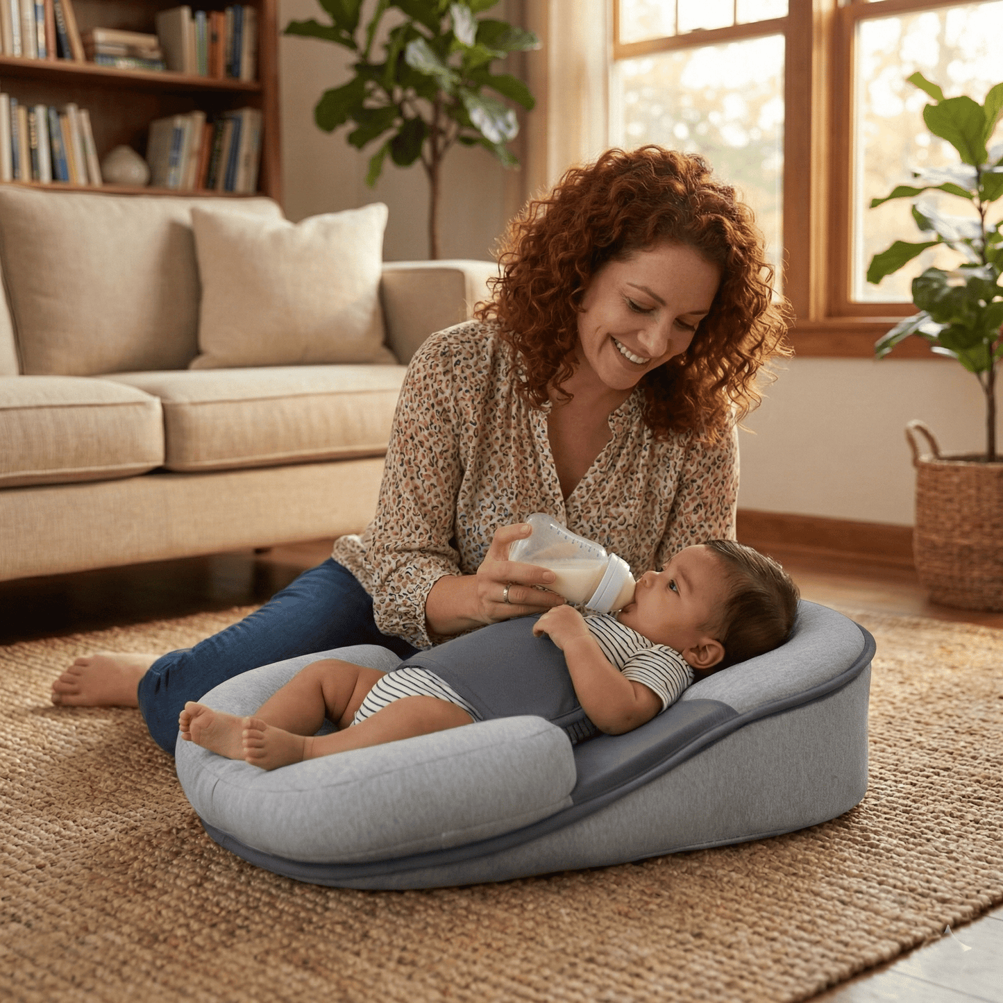 CozyNest™ Anti Reflux & Colic Baby Cradle - Elvelin baby sleep