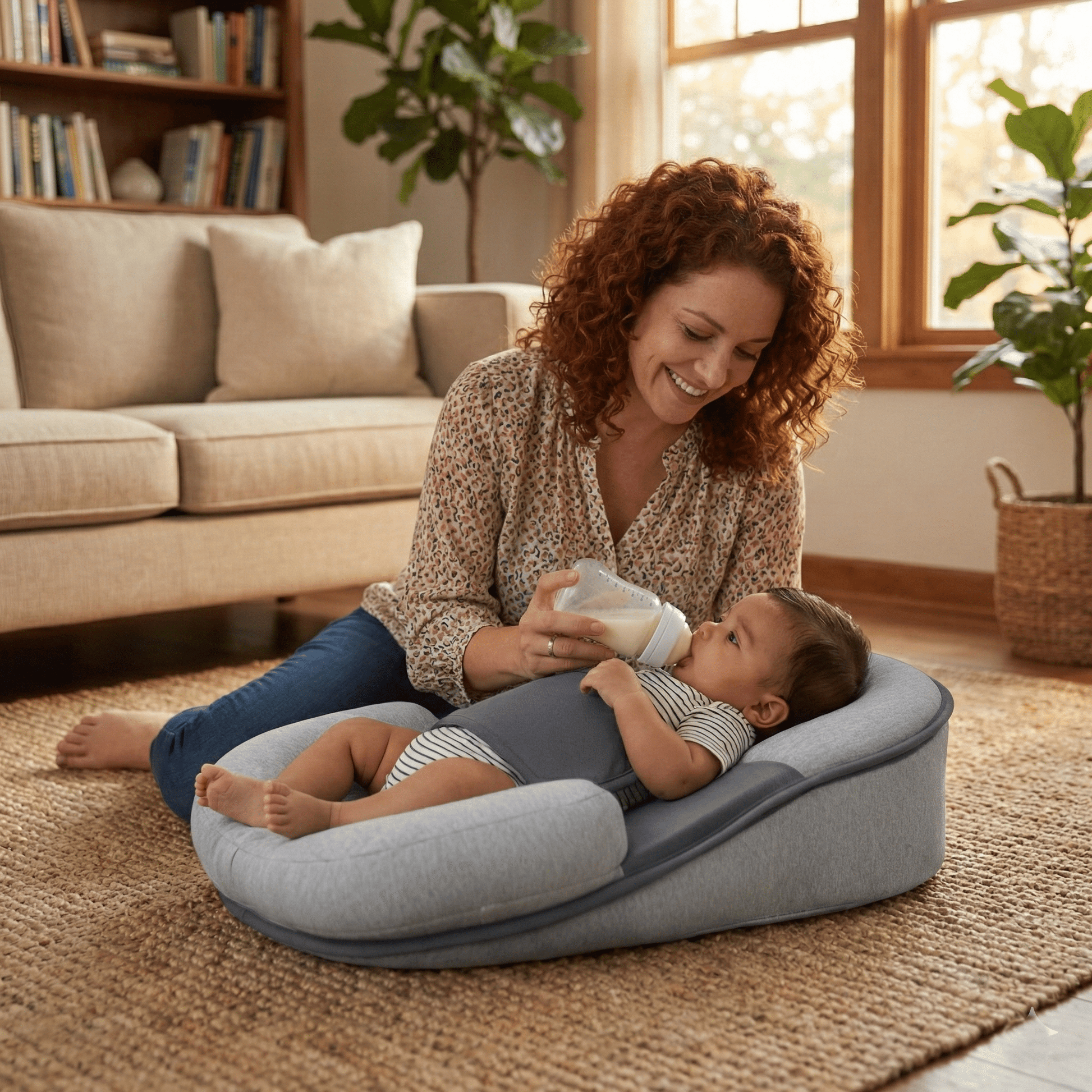 CozyNest™ Anti Reflux & Colic Baby Cradle - Elvelin baby sleep
