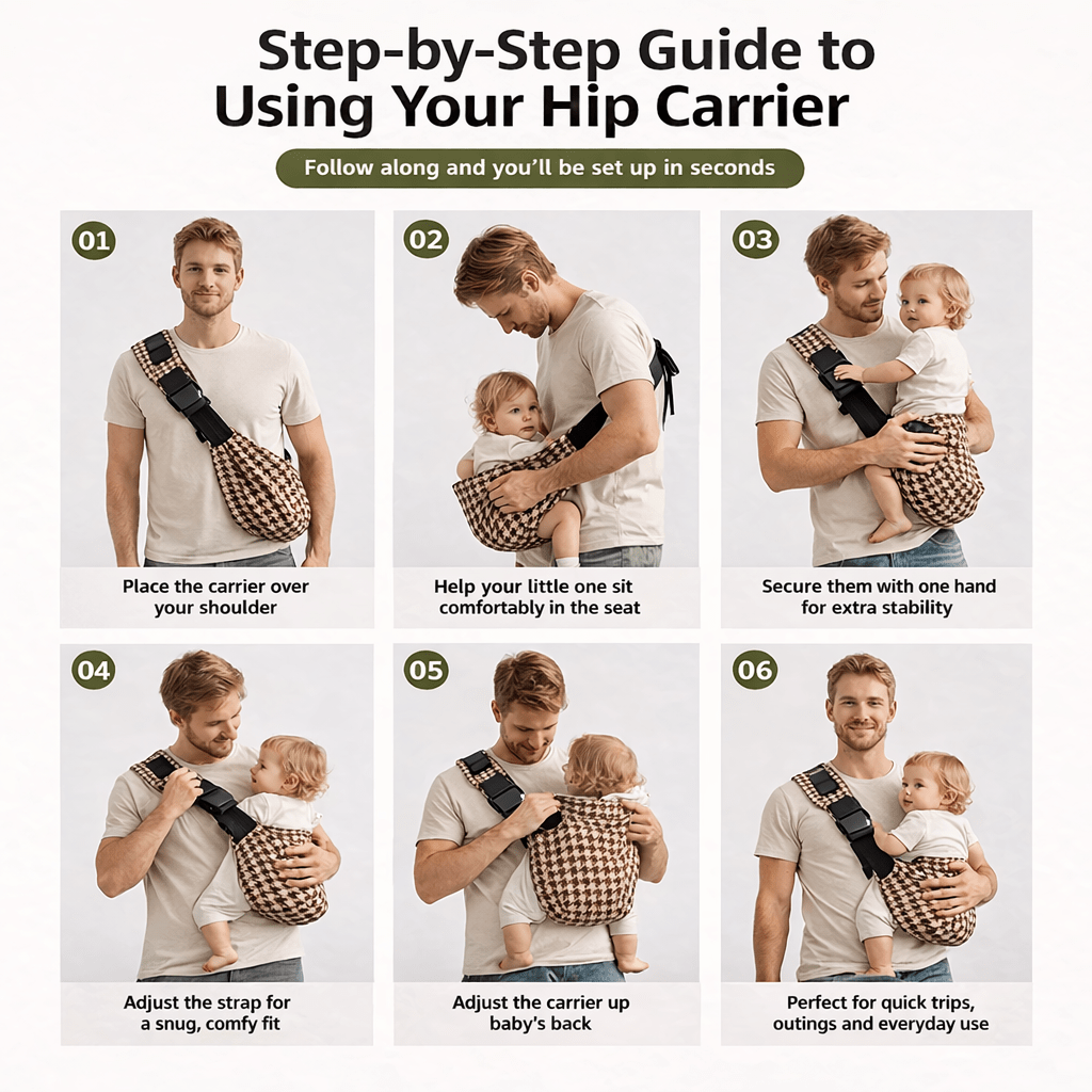 CuddleLift Hands - Free Toddler Carry Support - Elvelin