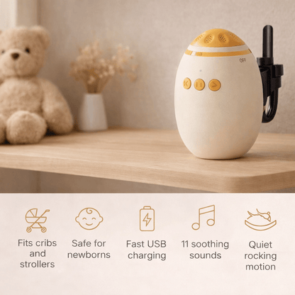 LullaGo Portable Baby Rocker & Sleep Soother - Elvelin